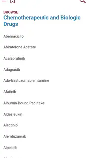 Physicians Cancer Chemotherapy screenshot 6