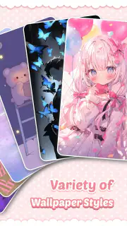 Pink Cute Hippo Theme screenshot 3