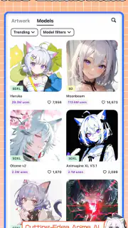 PixAI: AI Anime Art Generator screenshot 7