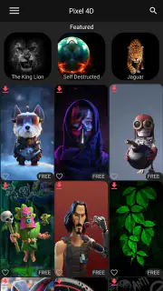 Pixel 4D™ Live Wallpapers screenshot 8
