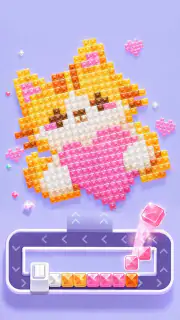 Pixel Gem Loop: Gem Coloring screenshot 1