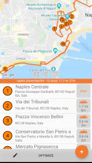 PlaceMaker Route Planner screenshot 1