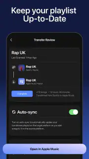 Playlist Transfer for My Music screenshot 5