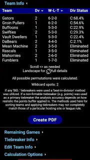 PlayoffComputer screenshot 2