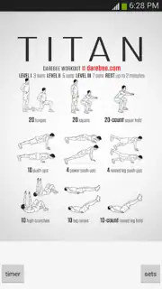 Pocket Workouts Champion V2 screenshot 2