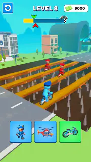 Police Car Shape Shifting Race screenshot 8