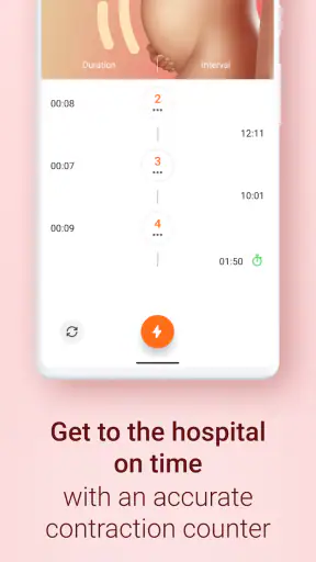 Pregnancy and Due Date Tracker screenshot