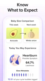 Pregnancy Tracker App | Glow screenshot 5