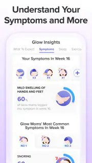 Pregnancy Tracker App | Glow screenshot 6