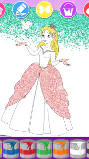 Princess Coloring Book & Games screenshot 4