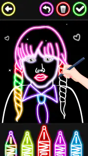 Princess Coloring Book Glitter screenshot 5