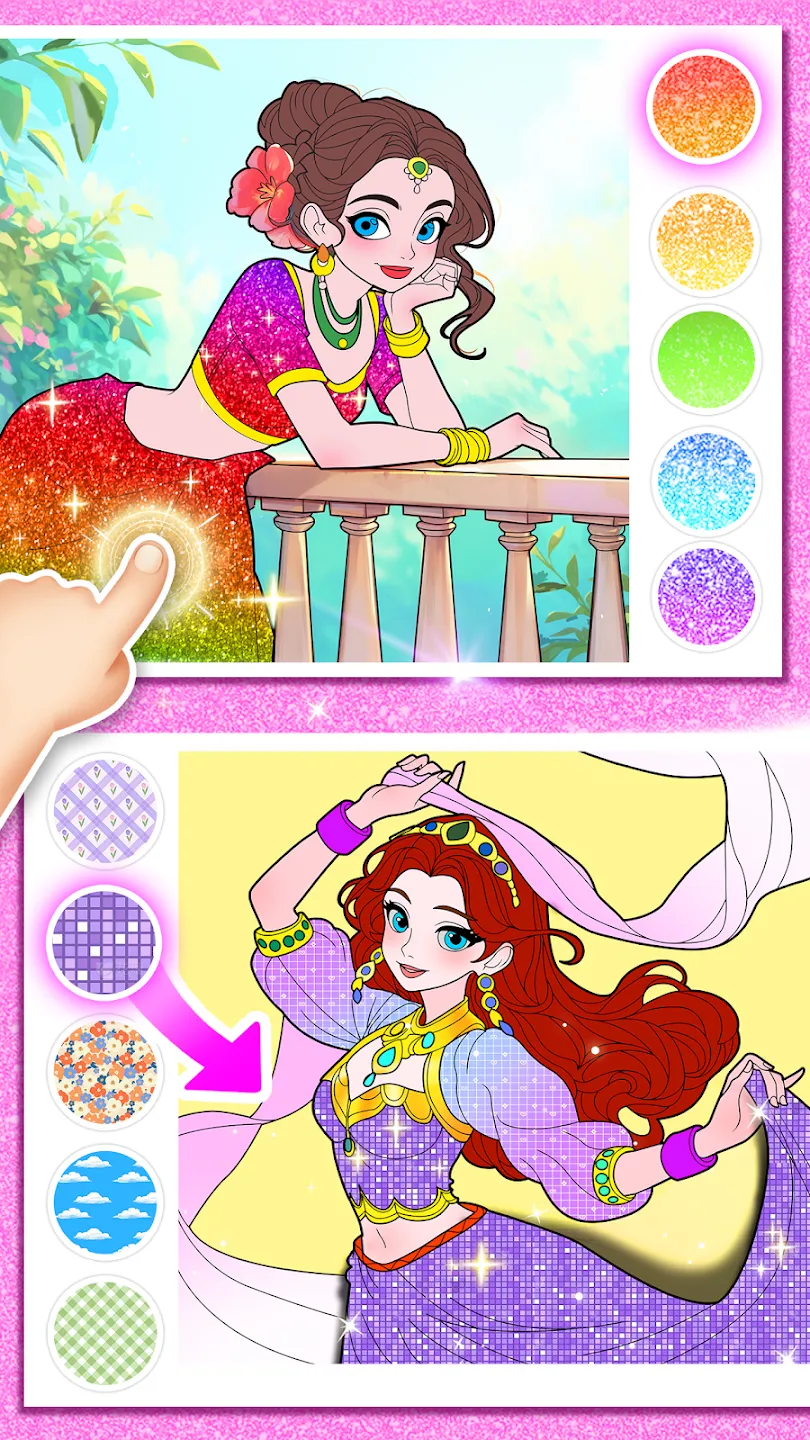 Princess Game Fantasy Coloring Game Download - ViaAPK
