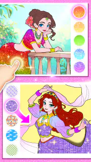 Princess Game Fantasy Coloring screenshot 6