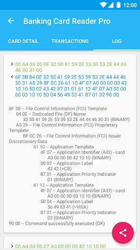 Pro Credit Card Reader NFC screenshot