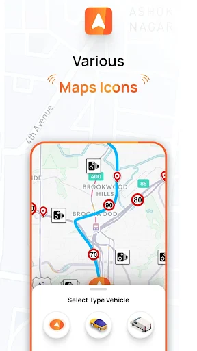 Radar, HUD, Map, Speed Camera screenshot