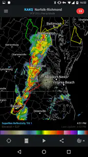 RadarScope screenshot 2