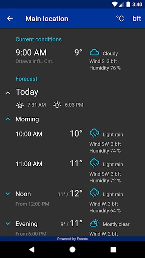 Rain Alarm screenshot