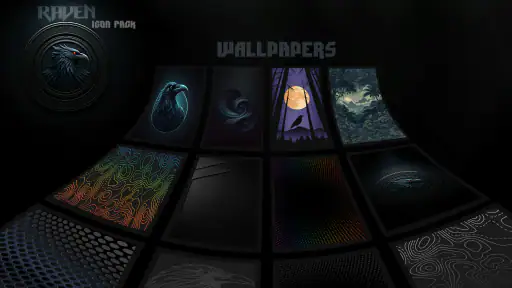 Raven Dark Icon Pack screenshot 5
