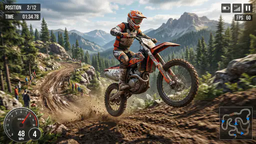 Real Extreme Bike Racing Game screenshot 6