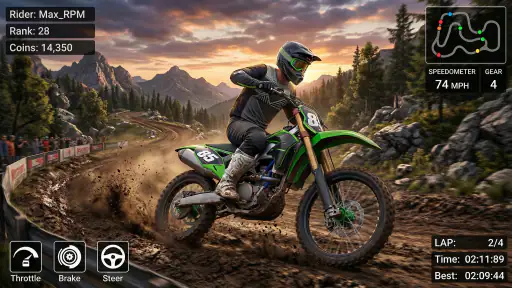 Real Extreme Bike Racing Game screenshot 8