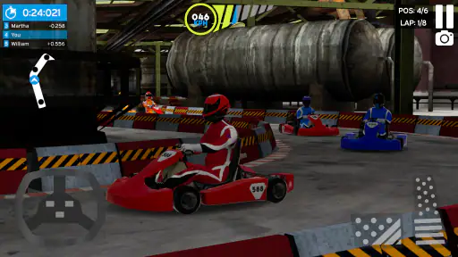 Real Go Kart Karting - Racing screenshot 2
