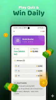 Redeem code app - Quiz & Earn screenshot 1