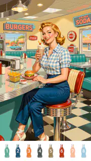 Retro Vibes Paint by Number screenshot 2