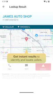 Reverse Phone Lookup — rLookup screenshot 3