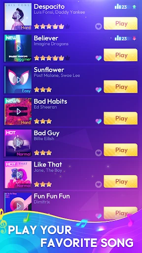 Rhythm Rush Lite-Be Piano Star screenshot