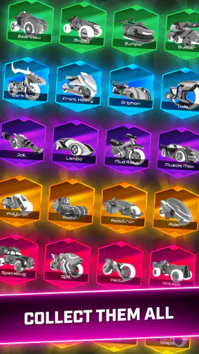 Rider Worlds - Neon Bike Races screenshot