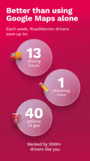 RoadWarrior Route Planner screenshot 2