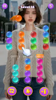 Romantic Sphere Ball Sorting screenshot 2