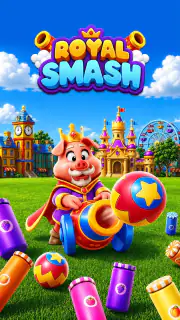 Royal Smash! - Physics Puzzle screenshot 1