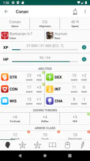 RPG Scribe Pathfinder & 3.5e screenshot 1
