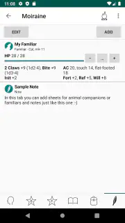 RPG Scribe Pathfinder & 3.5e screenshot 4