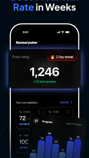 Runout Poker Trainer GTO Coach screenshot 3