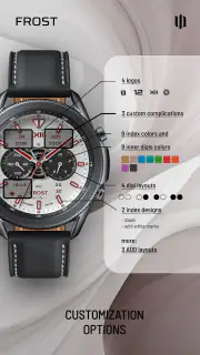 S4U Frost - classic watch face screenshot 5