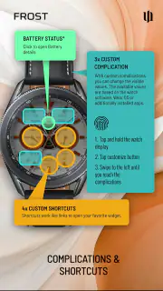 S4U Frost - classic watch face screenshot 6