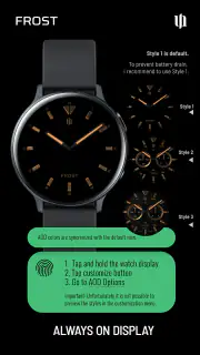 S4U Frost - classic watch face screenshot 7
