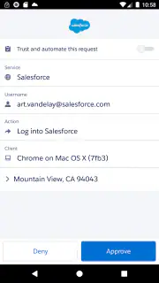 Salesforce Authenticator screenshot 5