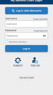 Sanford Health screenshot 2