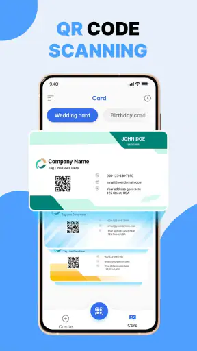 Scan, Create: QR Code, Barcode screenshot