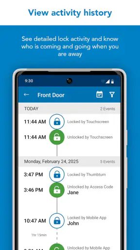 Schlage Home screenshot