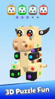 Screw Out 3D: Nut Sort Jam screenshot 3