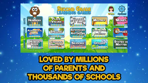 Second Grade Learning Games SE screenshot 4