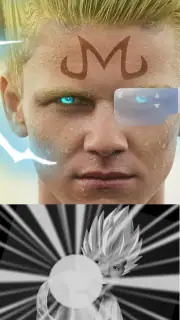 SelfComic: Super Saiyan Photo screenshot 1