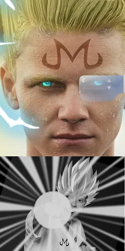 SelfComic: Super Saiyan Photo screenshot