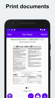 Send & Receive Fax Number screenshot 7