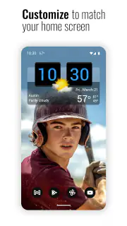 Sense flip clock & weather Pro screenshot 2