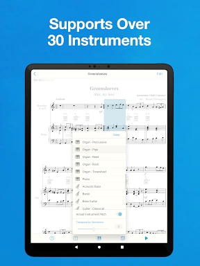 Sheet Music Scanner & Reader screenshot